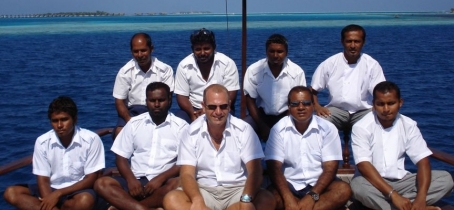 Dhoni Stella crew: one of the most qualified of the Maldives